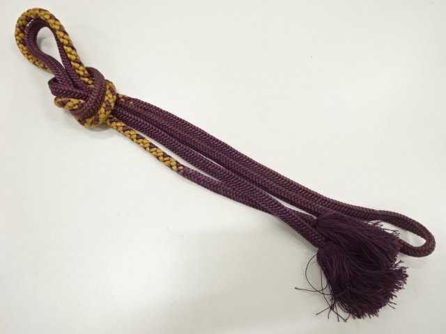 JAPANESE KIMONO / HAND-TIED OBIJIME CORD